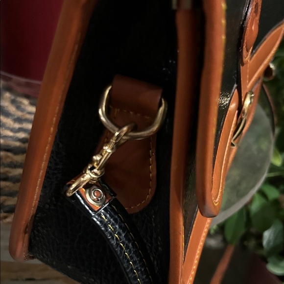 Dooney & Bourke Black and Brown Crossbody Bag - Picture 12 of 12